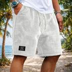 Waffle Drawstring Shorts