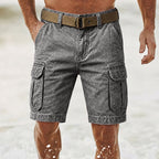 Acid-Wash Cargo Shorts