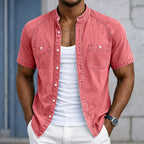 Washed Short-Sleeve Shirt