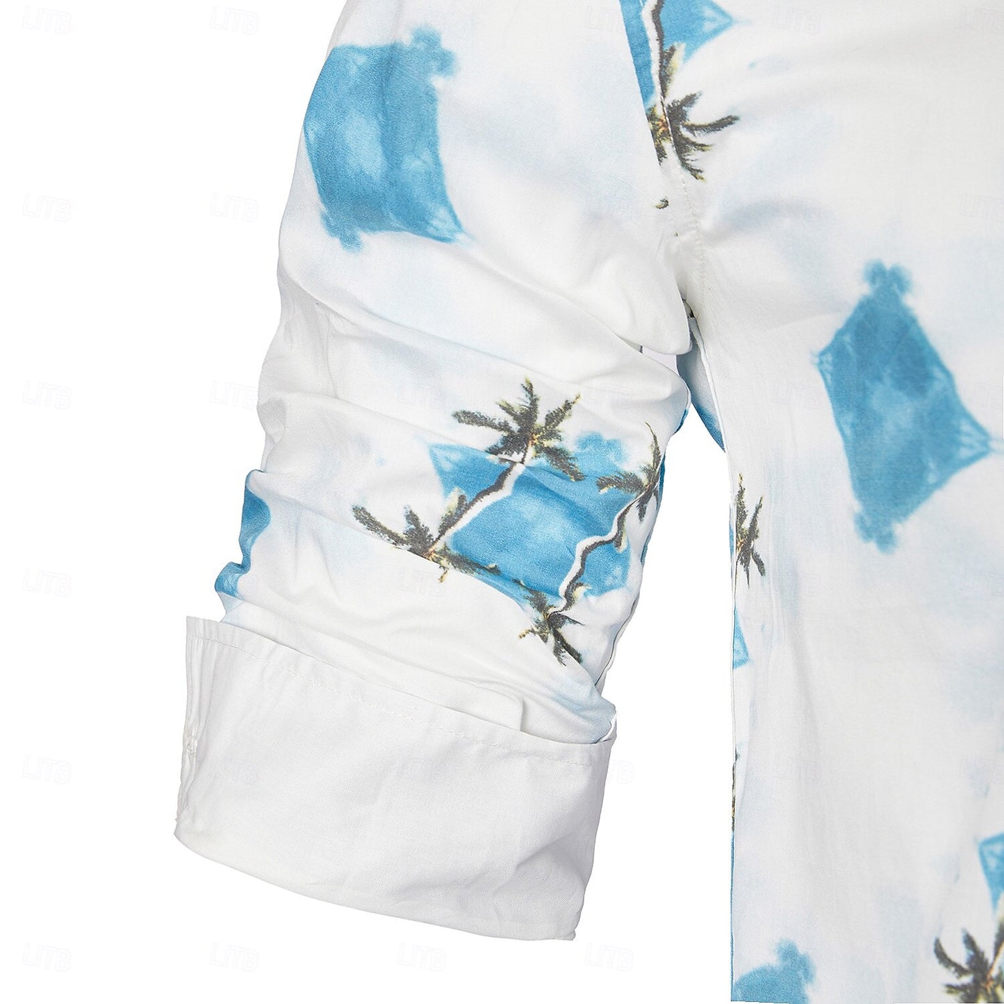 Palm Tree Cuban Collar Beach Shirt