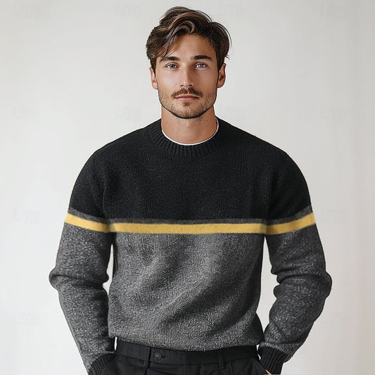 100% Merino Wool Pullover Sweater Jumper - oukumen