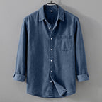 Acid-Wash Long-Sleeve Shirt