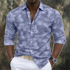 Acid-Wash Long-Sleeve Shirt — unified background