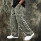Drawstring Cargo Jeans — unified background