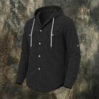 Acid-Wash Long-Sleeve Denim Shirt — unified background