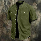 Washed Short-Sleeve Shirt — unified background