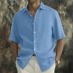 Acid-Wash Short-Sleeve Shirt — unified background