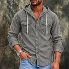Garment-Dyed Long-Sleeve Shirt — unified background
