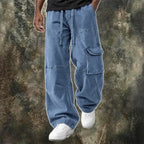 Drawstring Cargo Jeans — unified background