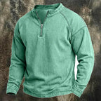 Washed Zip T-Shirt — unified background