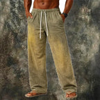 Acid-Wash Drawstring Pants — unified background