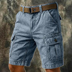 Washed Cargo Shorts — unified background