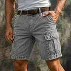 Washed Cargo Shorts — unified background
