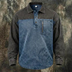 Long-Sleeve Polo Shirt — unified background