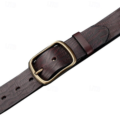 Men's Vintage Cowhide Leather Belt