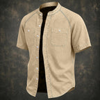 Washed Short-Sleeve Shirt