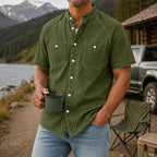 Washed Short-Sleeve Shirt