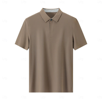 Performance Hidden Placket Stretch Polo