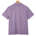 Acid-Wash Short-Sleeve Polo Shirt