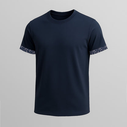 100% Cotton Crew Neck T-Shirt - oukumen