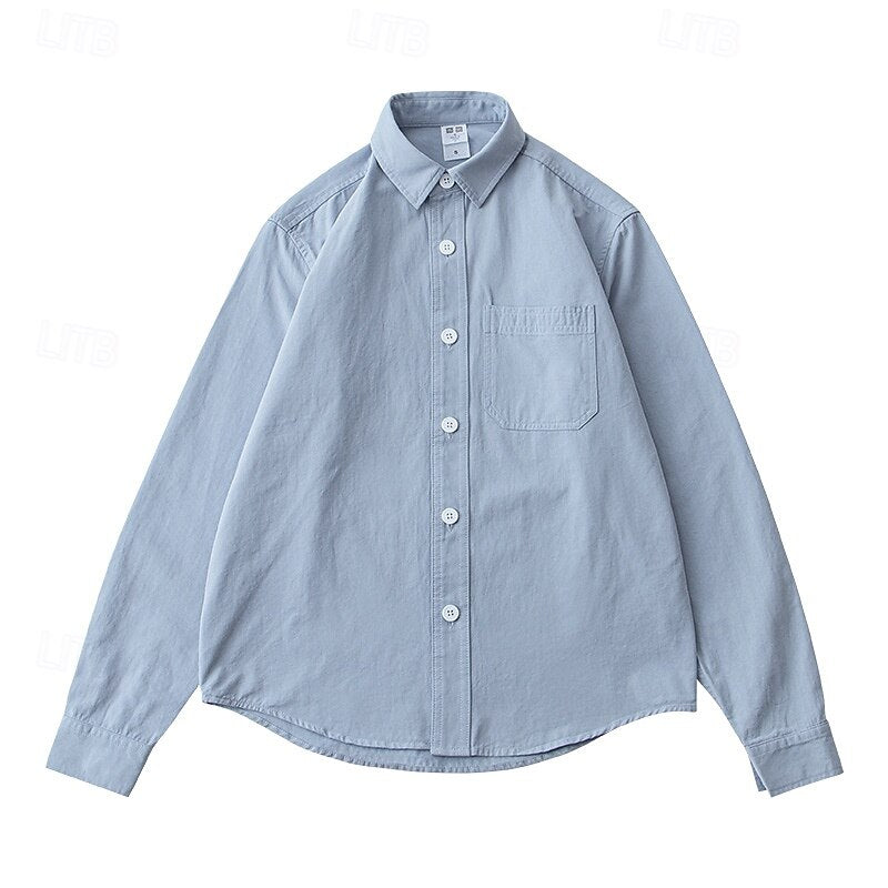 Classic Fit Rolled Collar Casual Shirt