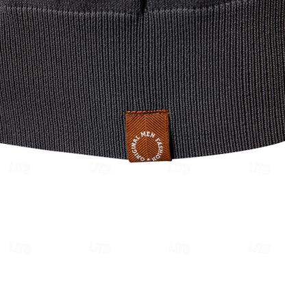 Classic Textured Knit Quarter-Zip Polo