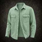 Long-Sleeve Denim Shirt