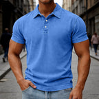 Acid-Wash Polo Shirt