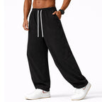 Acid-Wash Drawstring Pants
