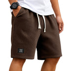 Waffle Drawstring Shorts