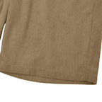 Patch-Pocket Corduroy Shorts