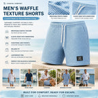 Waffle Drawstring Shorts