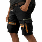 Zip-Detail Cargo Shorts
