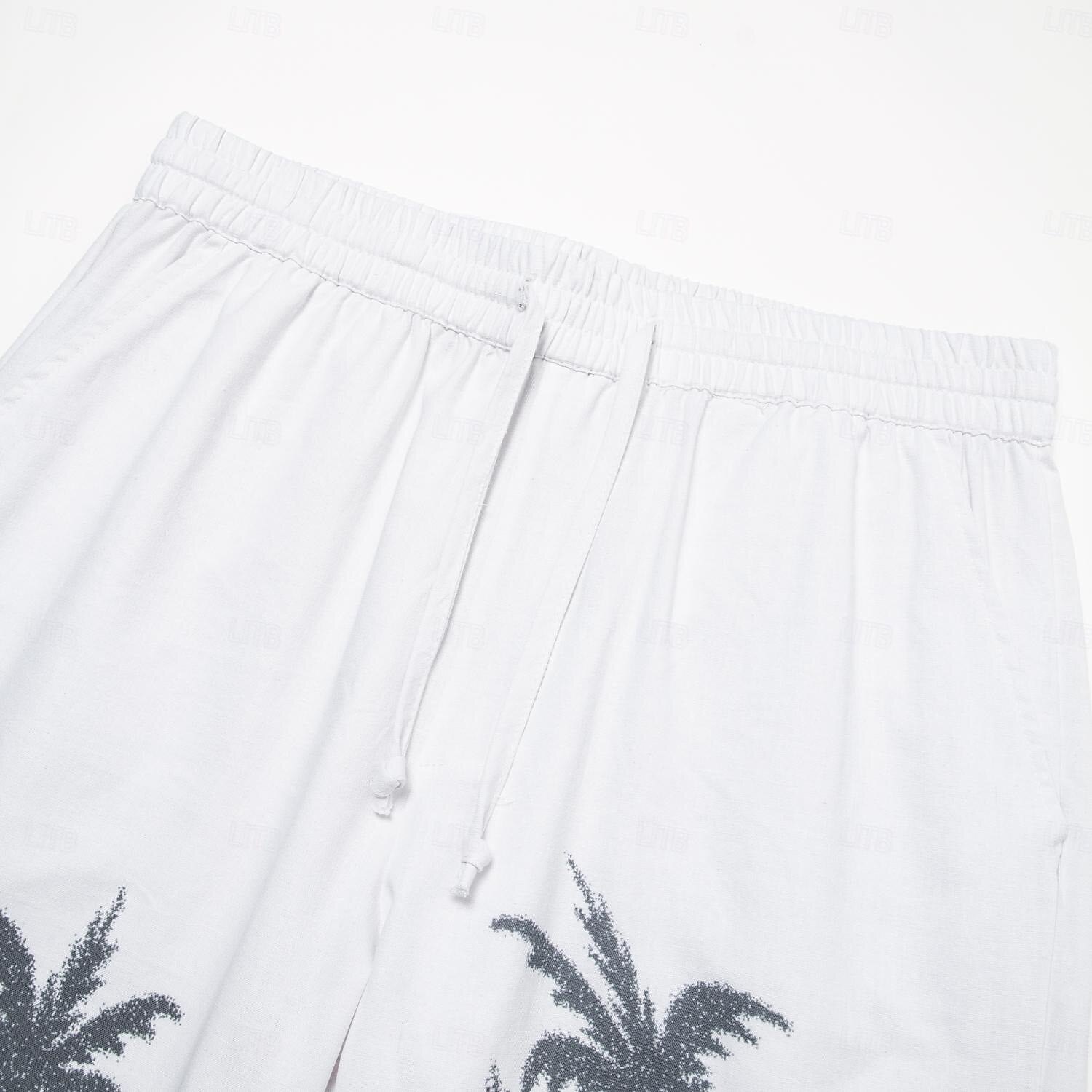 Linen Summer Shorts - oukumen