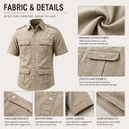 Short-Sleeve Denim Shirt