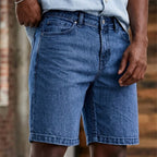 Acid-Wash Shorts