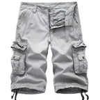 Drawcord-Hem Cargo Shorts