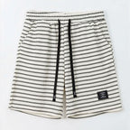 Striped Drawstring Shorts