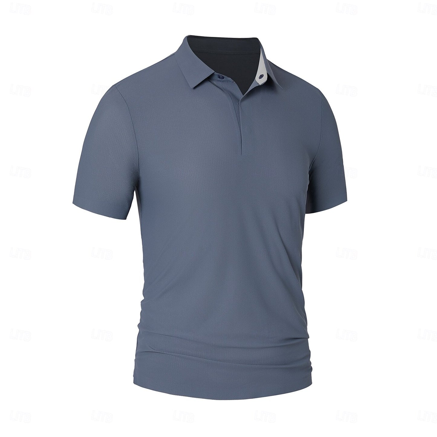 Performance Hidden Placket Stretch Polo