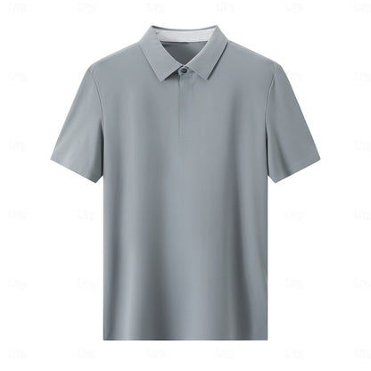 Performance Hidden Placket Stretch Polo