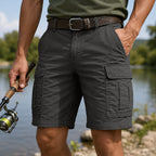 Elastic-Waist Cargo Shorts