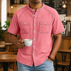 Washed Short-Sleeve Shirt