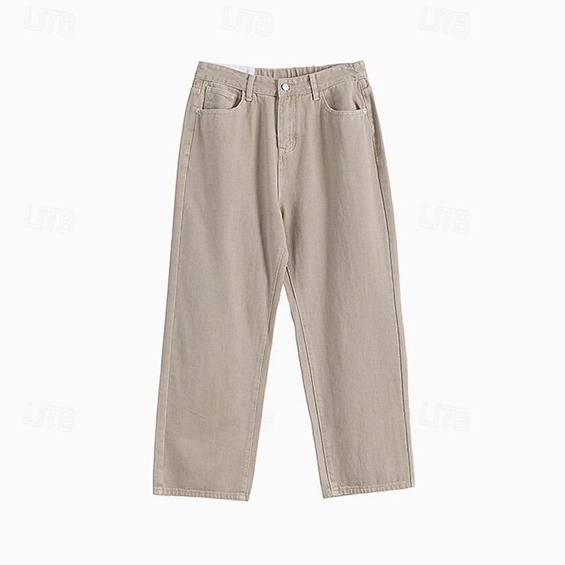 100% Cotton Straight Leg Chino Pants