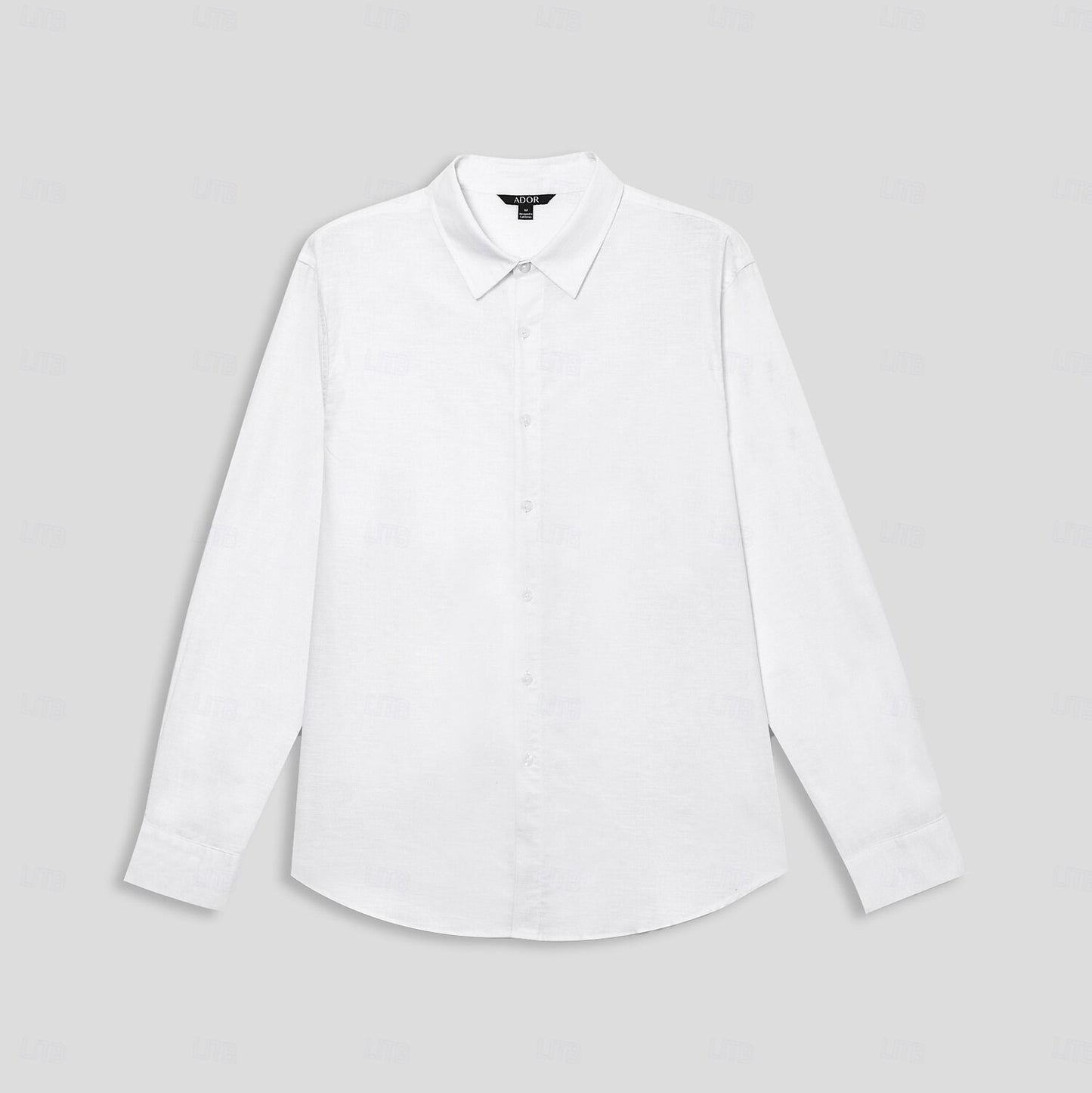 Cotton Linen Solid Color Shirt - oukumen