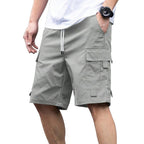 Drawstring Cargo Shorts