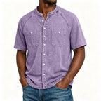 Washed Short-Sleeve Shirt