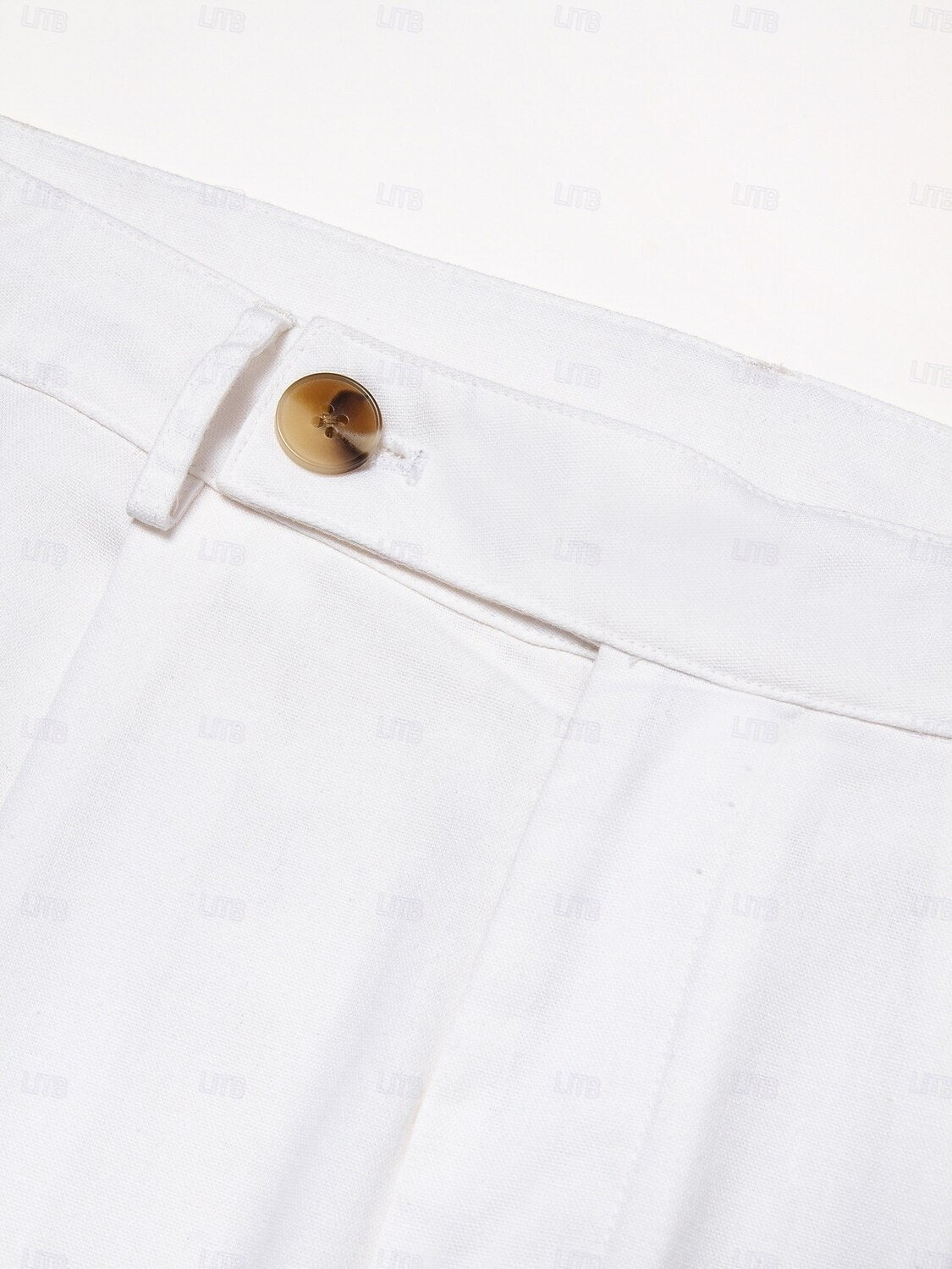 Cotton Linen Solid Color Pants - oukumen