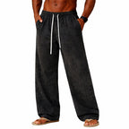 Acid-Wash Drawstring Pants