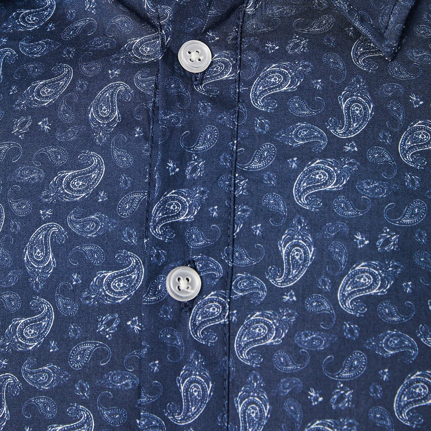 "Paisley Wave" 100% Cotton Vintage Print Shirt