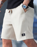 Waffle Drawstring Shorts